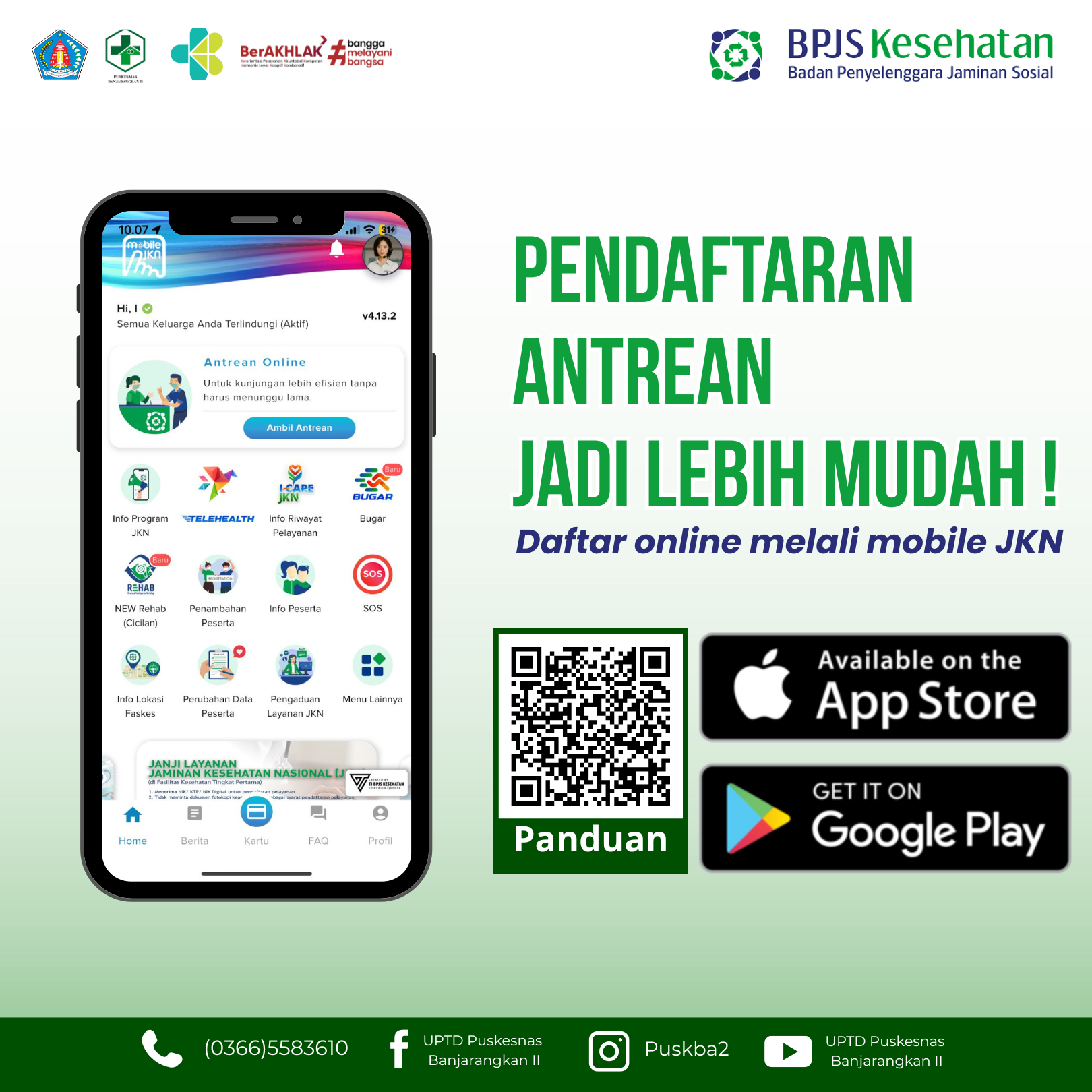 Pendaftaran Antrean Kini Lebih Mudah!