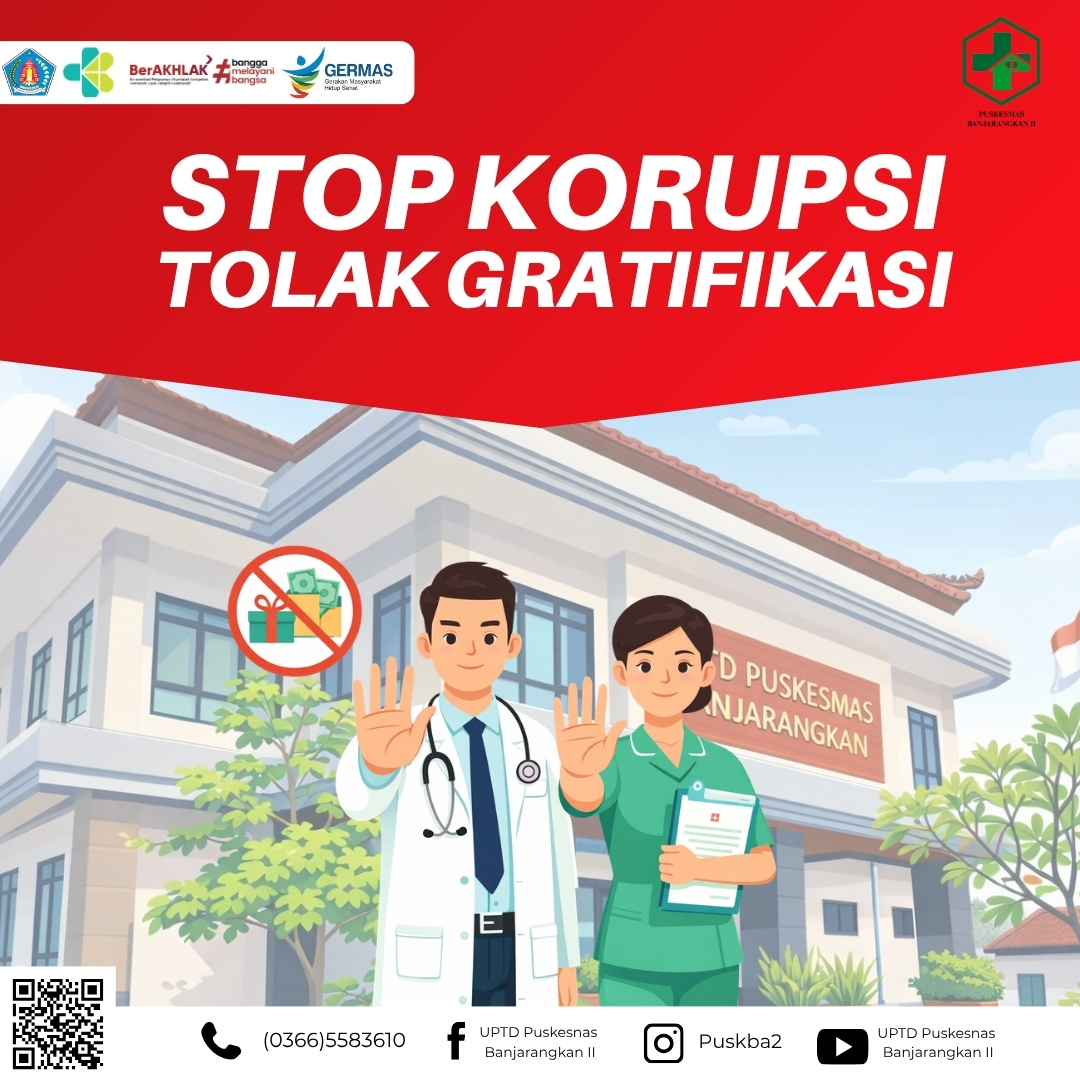 Komitmen UPTD Puskesmas Banjarangkan II dalam Menolak Gratifikasi