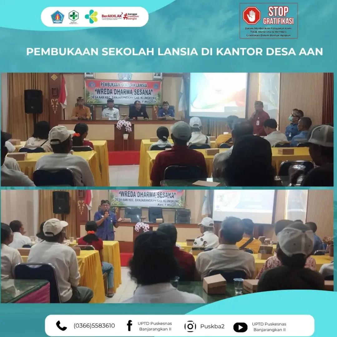 Pembukaan Sekolah Lansia di Desa Aan