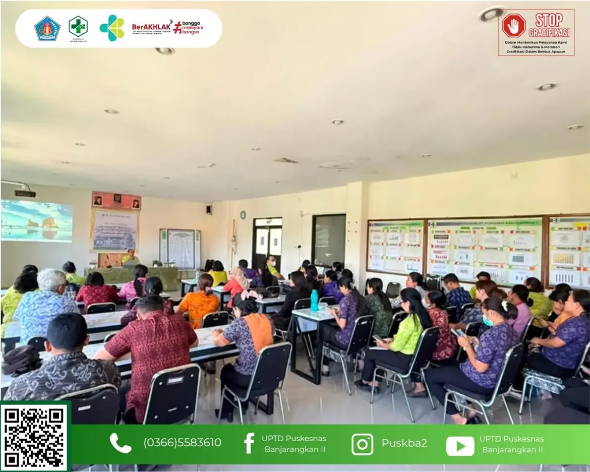 Rapat Minilokakarya Bulan Juni UPTD Puskesmas Banjarangkan II