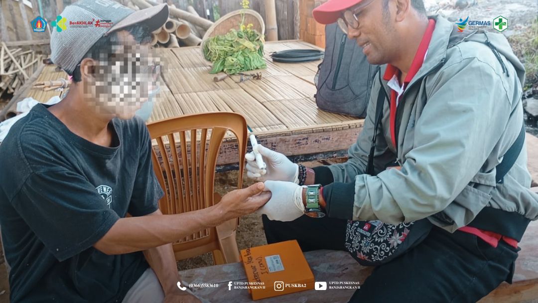 Pengambilan Sampel Darah Malaria bagi Penduduk Pendatang sebagai Upaya Deteksi Dini